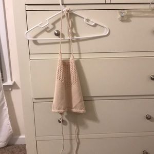 Halter crochet top